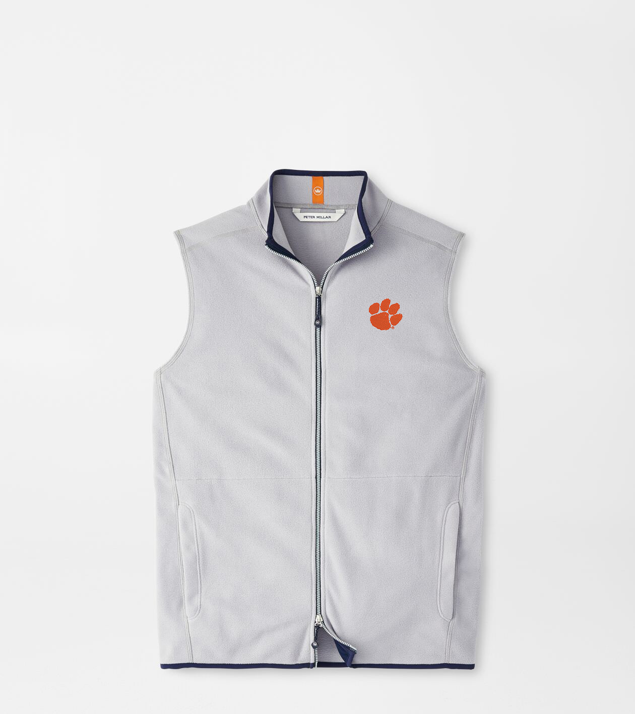 Clemson Thermal Flow Micro Fleece Vest Men's Collegiate Apparel