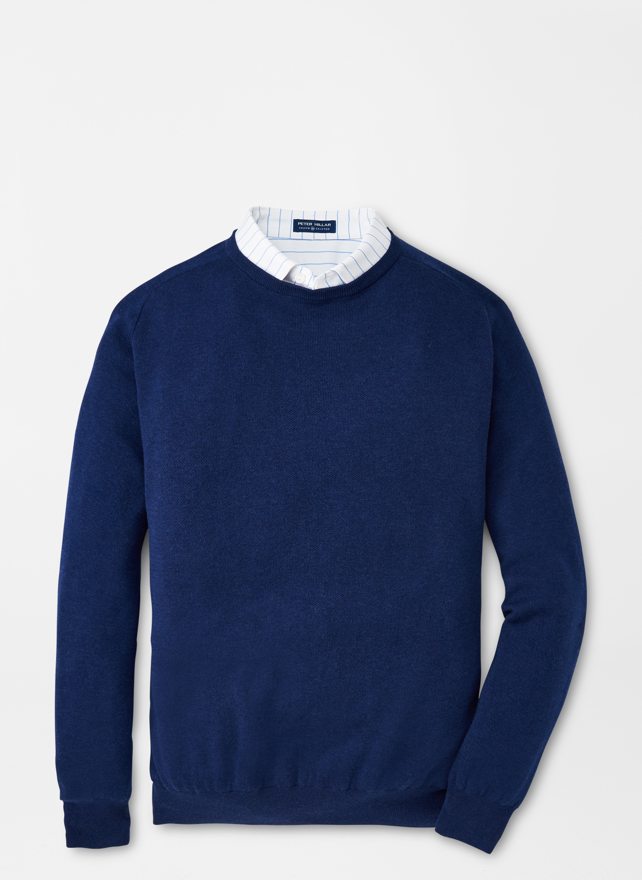 Crown Crafted Interlock Crewneck | Peter Millar