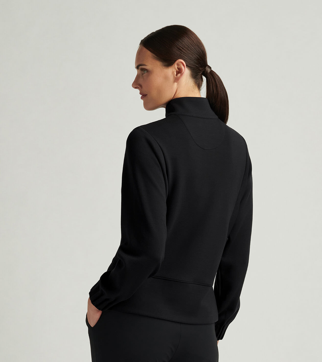 Flora Knit Half-Zip Pullover
