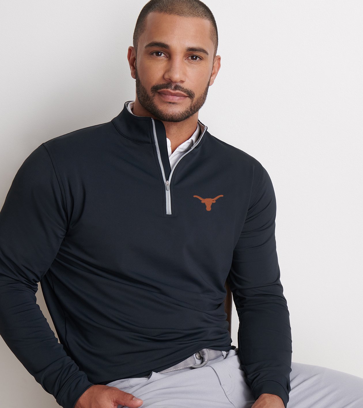 トップス heugn Clark Texas Perth Performance Quarter-Zip | Men's Collegiate