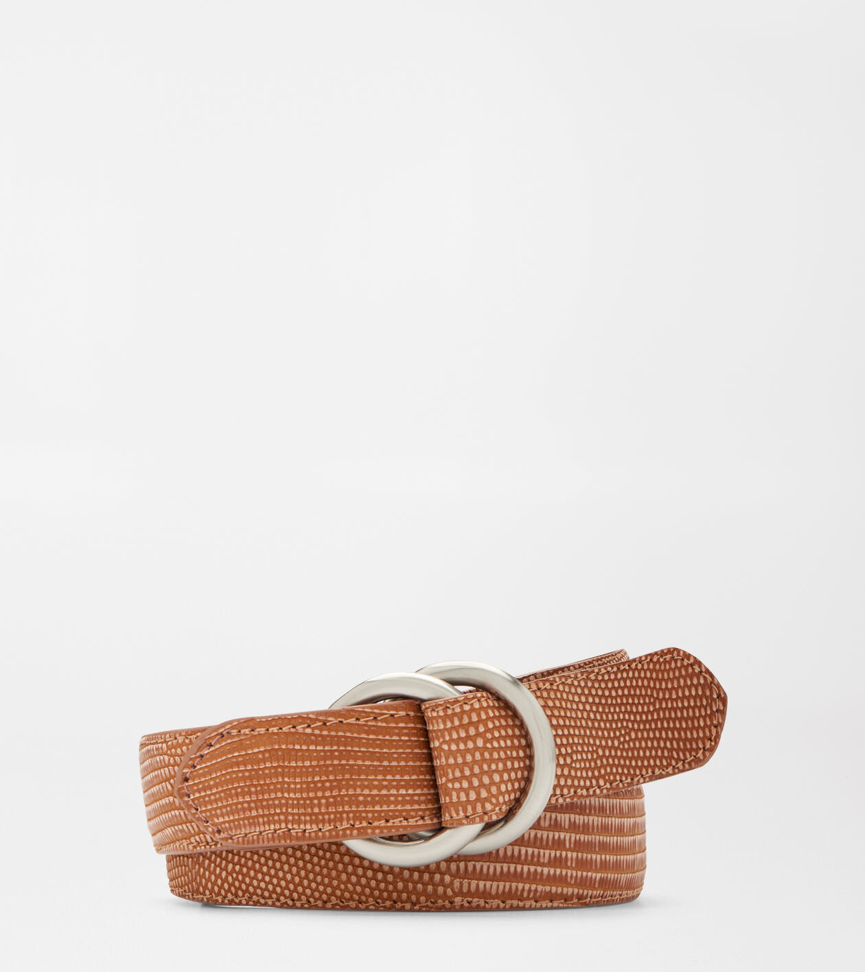 Suede Lizard O-Ring Belt | Men's Belts | Peter Millar