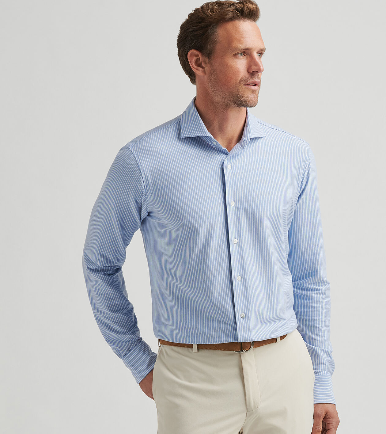 Excursionist Flex Thin Stripe Sport Shirt