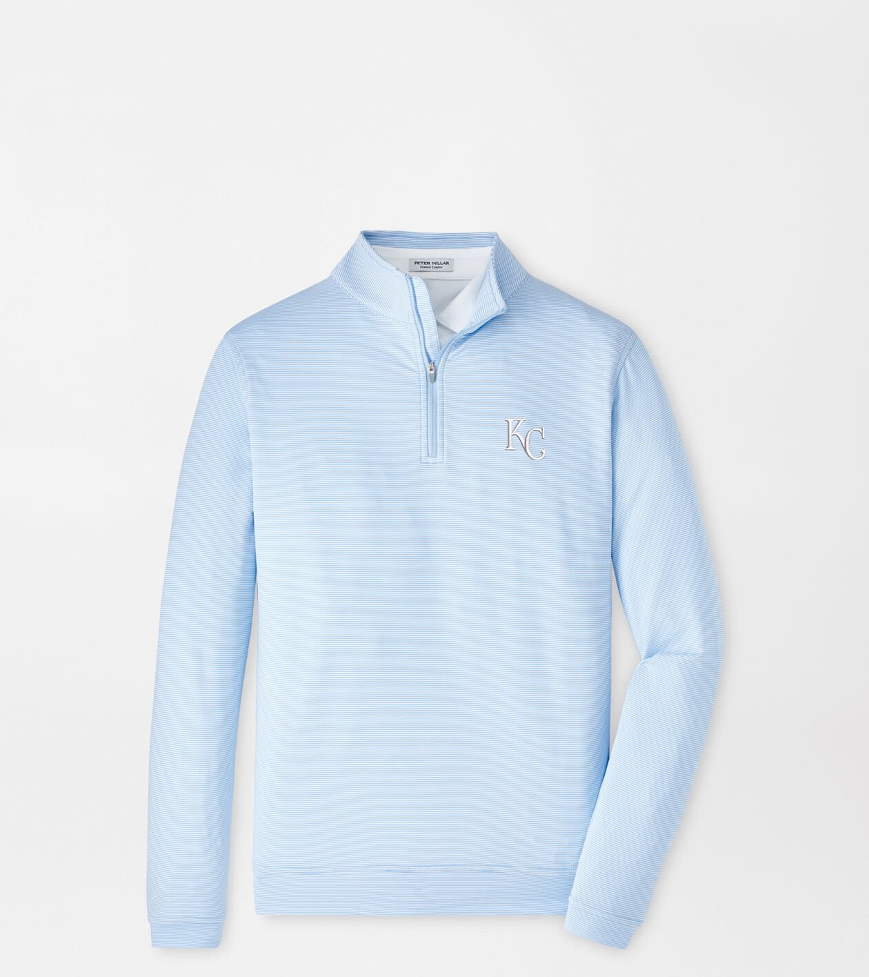 Kansas City Royals Perth Sugar Stripe Performance Quarter-Zip