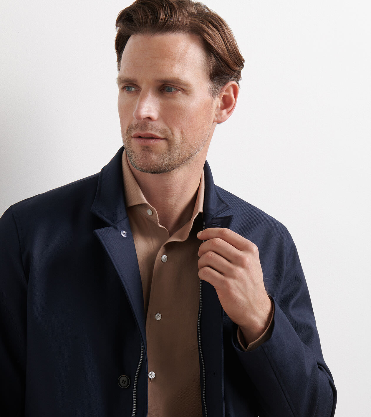 Odyssey Twill Zip Blazer | Men's Jackets & Coats | Peter Millar