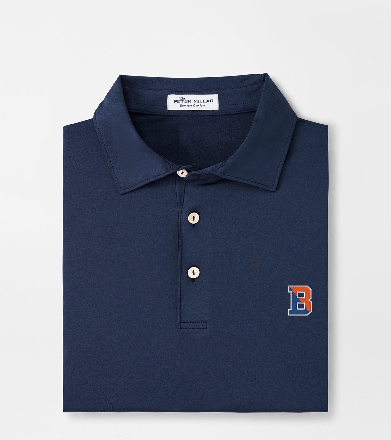 Bucknell Solid Performance Jersey Polo (Sean Self Collar)