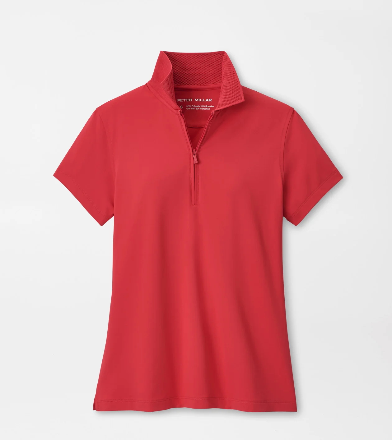 Keswick Zip Neck Short Sleeve Polo | Women's Tops | Peter Millar