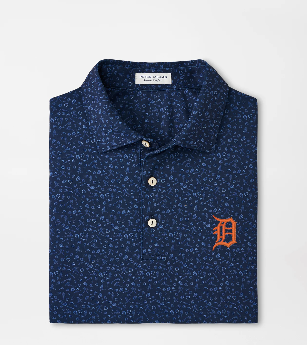 Detroit Tigers Batter Up Performance Jersey Polo