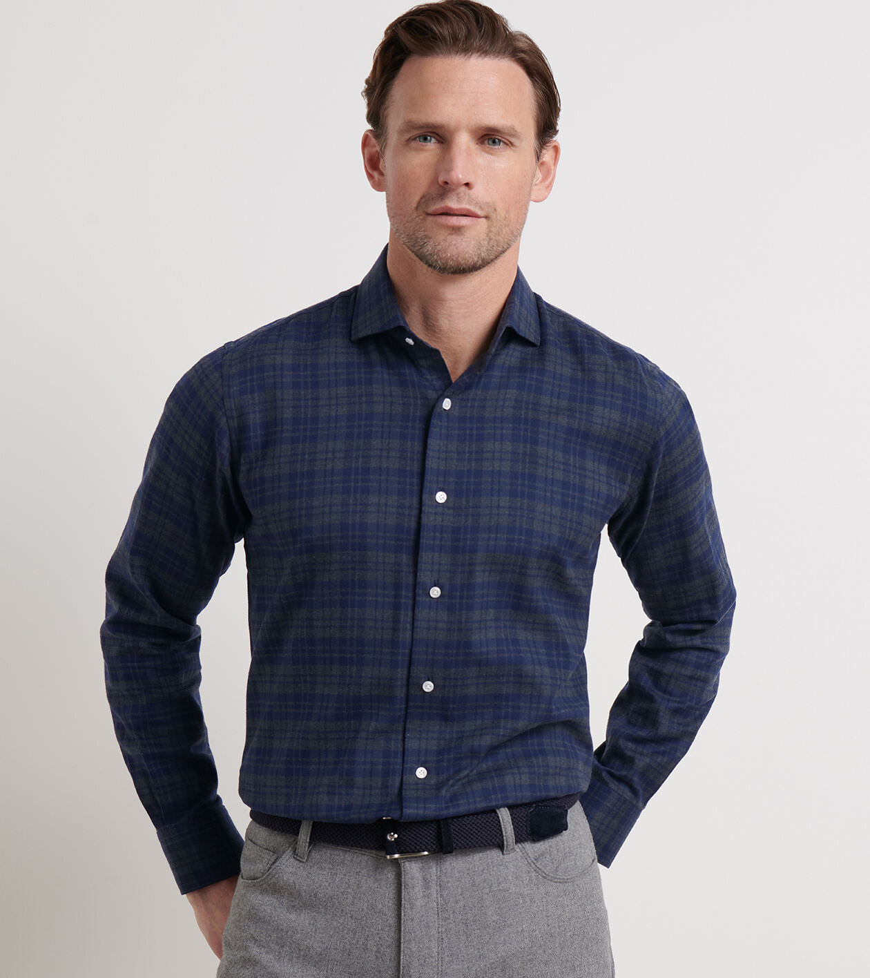 Trentino Italian Flannel Sport Shirt | Men's Sport Shirts