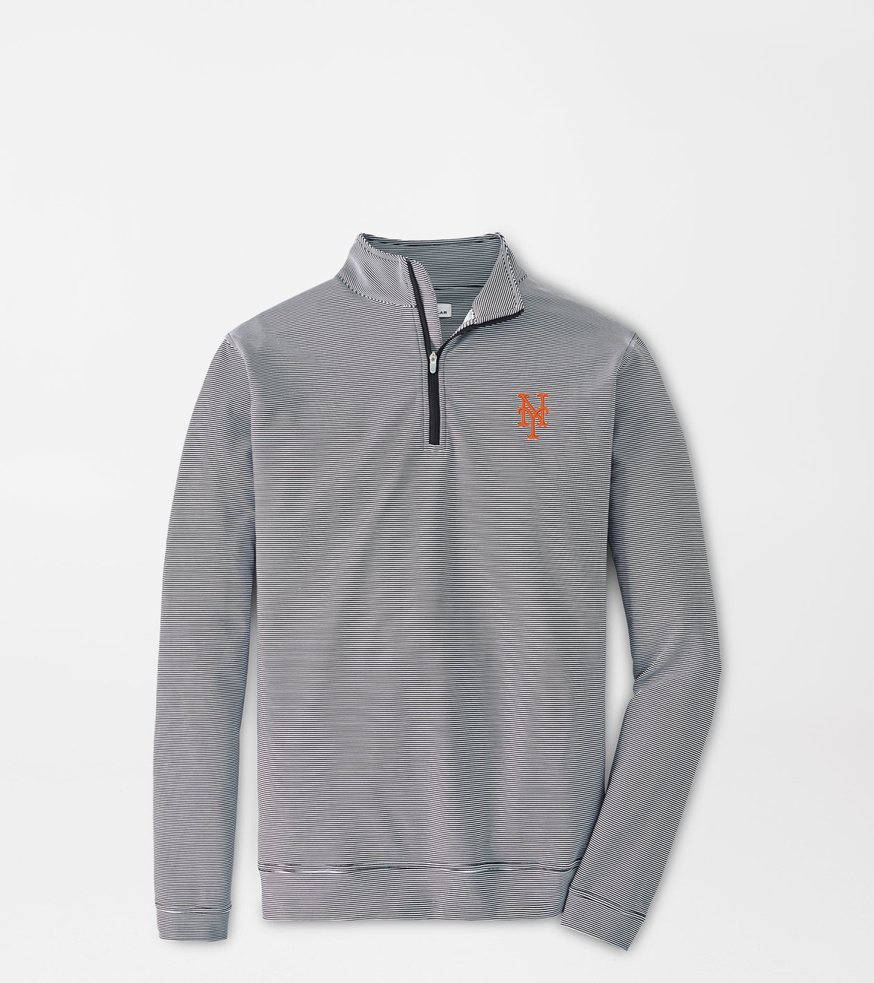 New York Mets Perth Sugar Stripe Performance Quarter-Zip