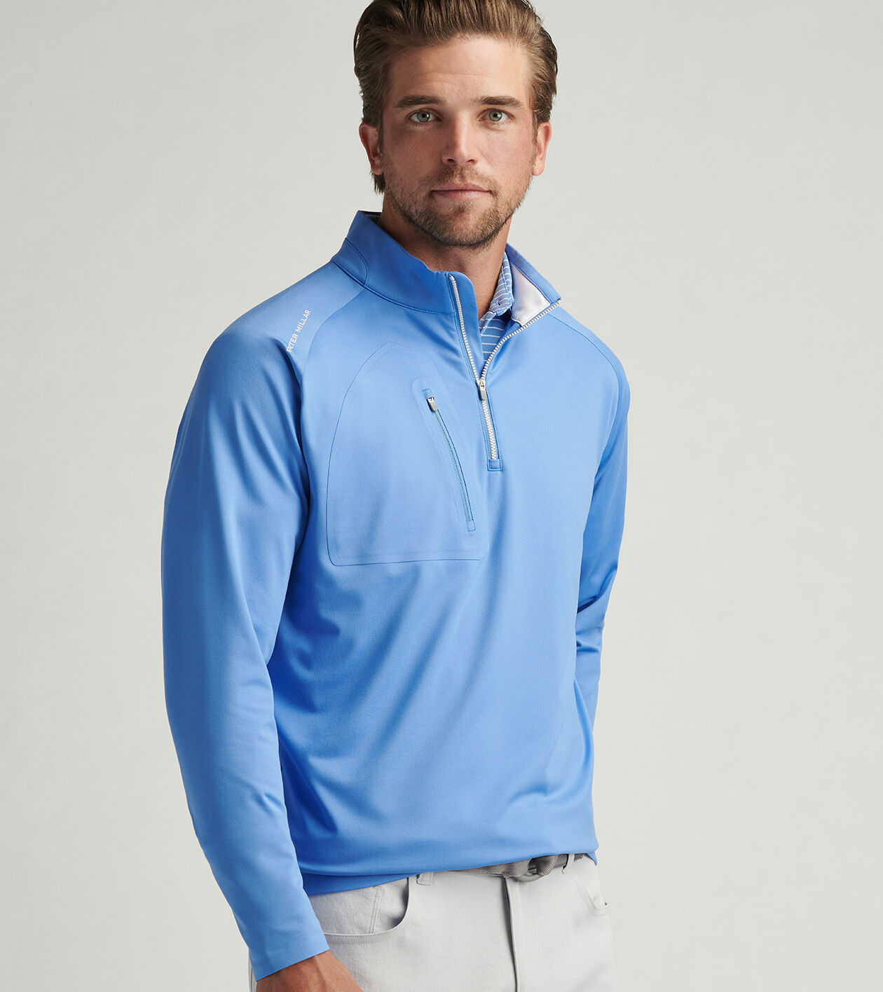 Verge Performance Quarter-Zip | Men's Pullovers | Peter Millar
