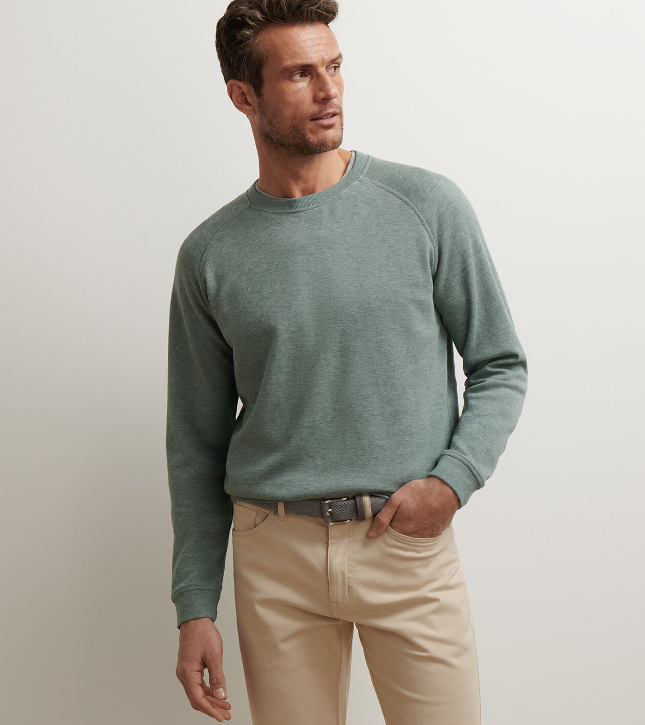 TMT 　FLORIDA CREW NECK KNIT Tribekka 44 men's Textured Crewneck Sweater - Walmart.com
