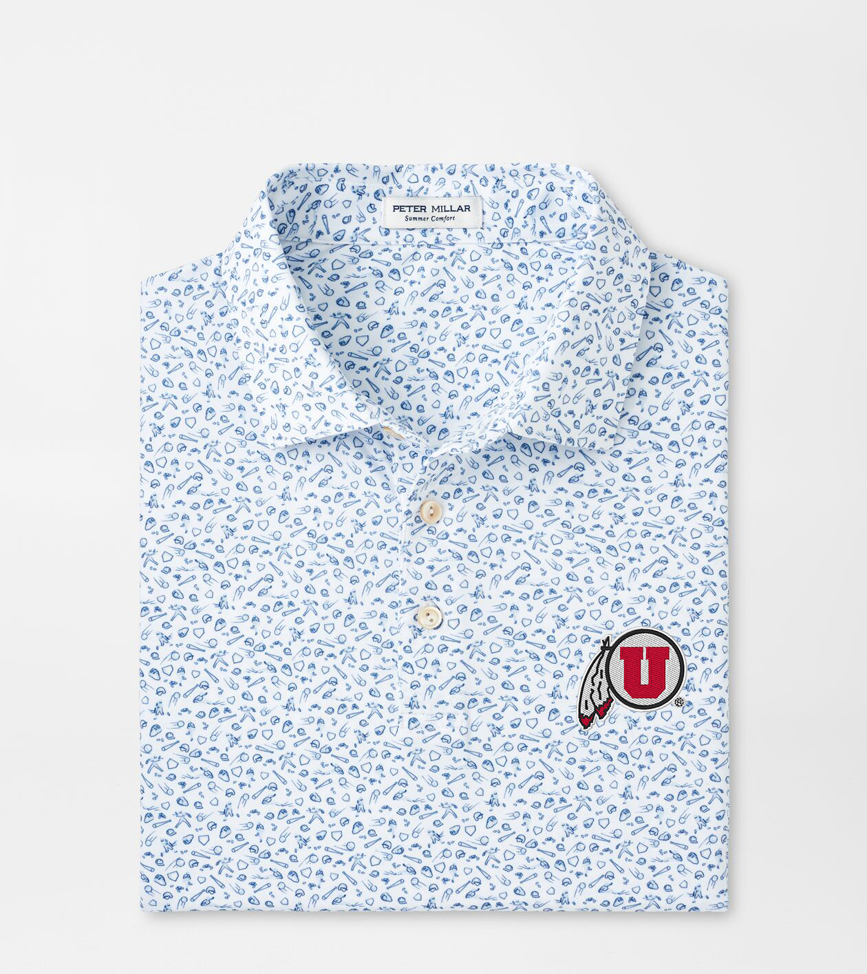 Utah Batter Up Performance Jersey Polo