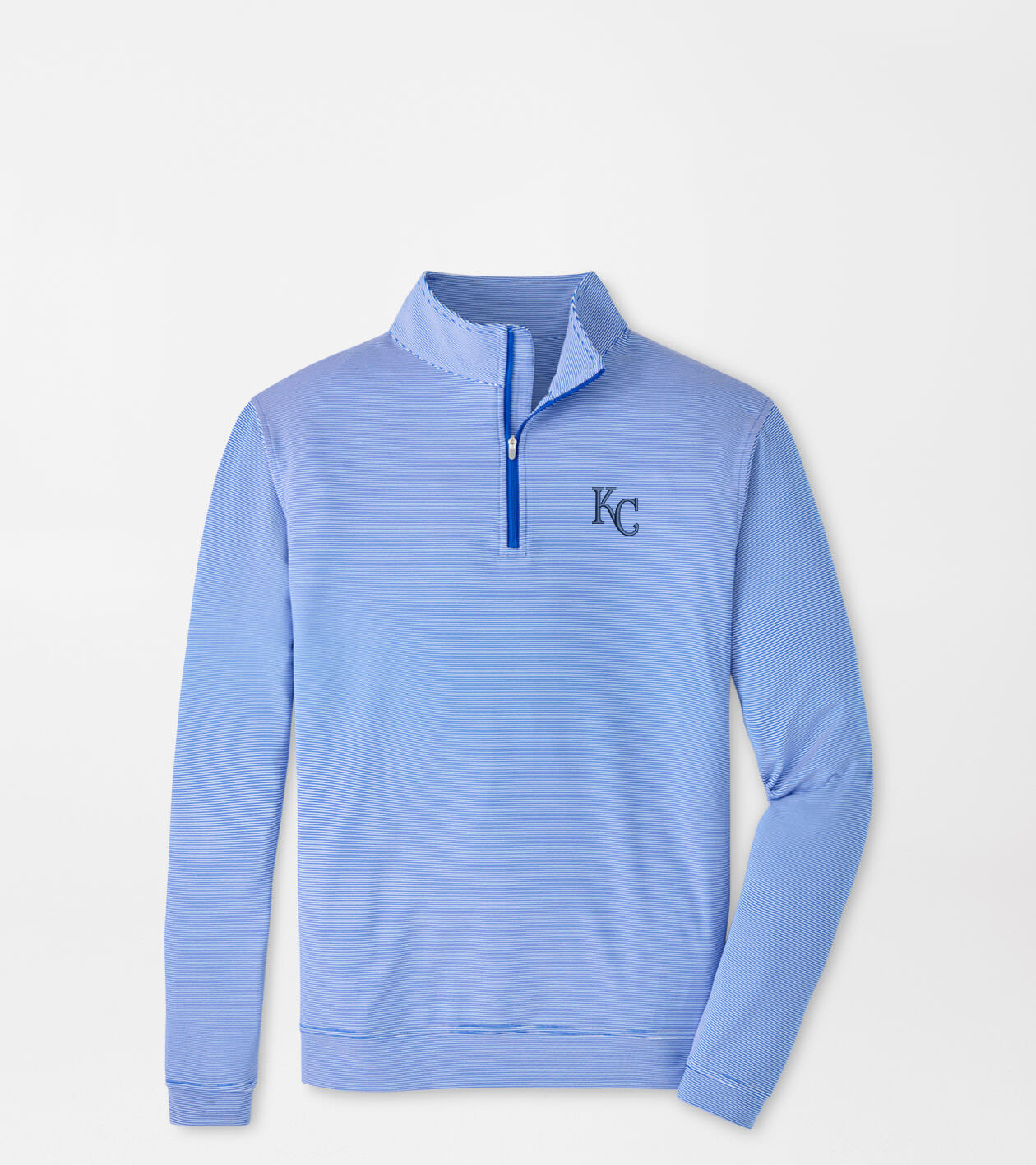 Perth Sugar Stripe Performance Quarter-Zip | Men's MLB Apparel | Peter ...