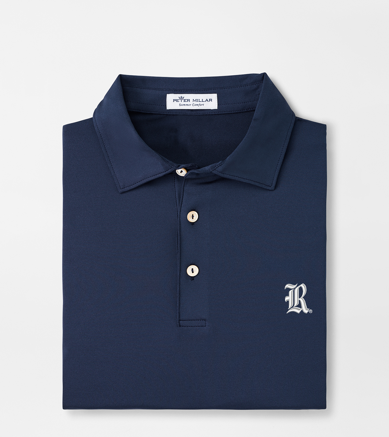 Rice Solid Performance Jersey Polo (Sean Self Collar)