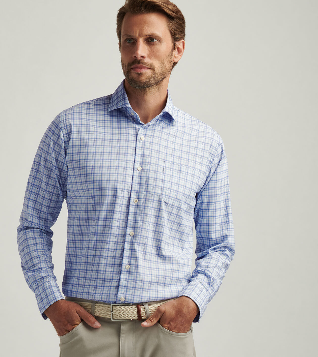 Garrow Crown Lite Cotton-Stretch Sport Shirt | Men's Sport