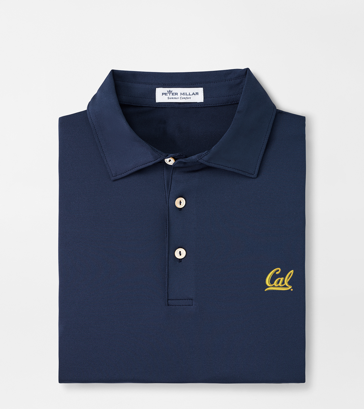 University of California Berkeley Solid Performance Jersey Polo (Sean Self Collar)