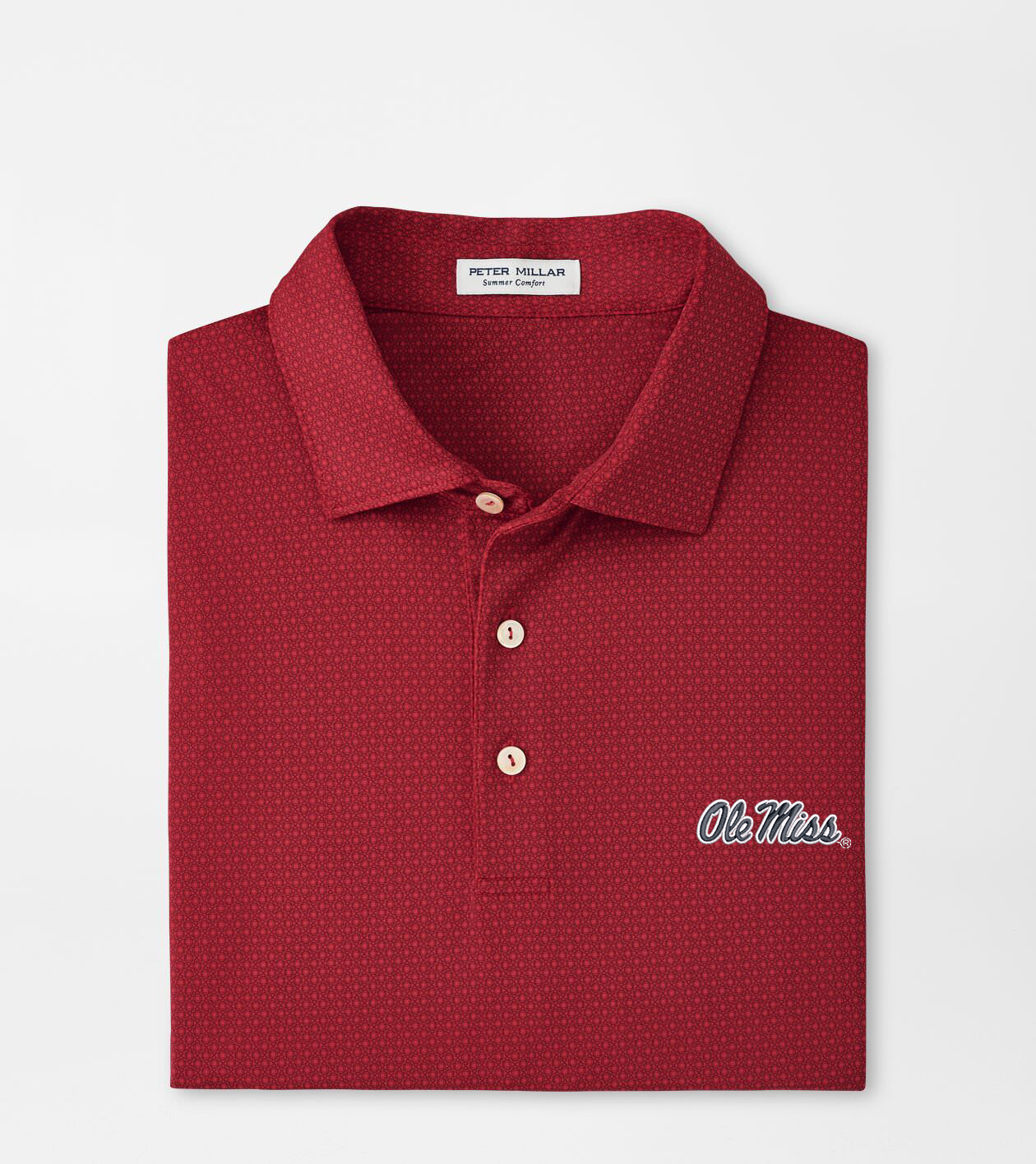 Ole Miss Tesseract Performance Jersey Polo Men's Collegiate Apparel