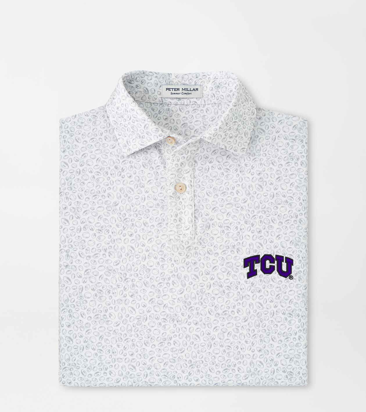 TCU Blitz Youth Performance Jersey Polo Youth Collegiate Apparel
