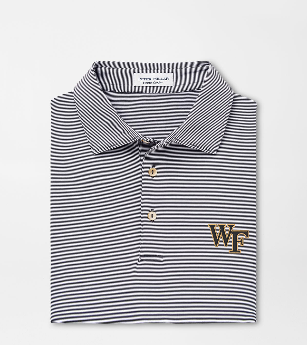 Wake Forest Jubilee Stripe Performance Polo