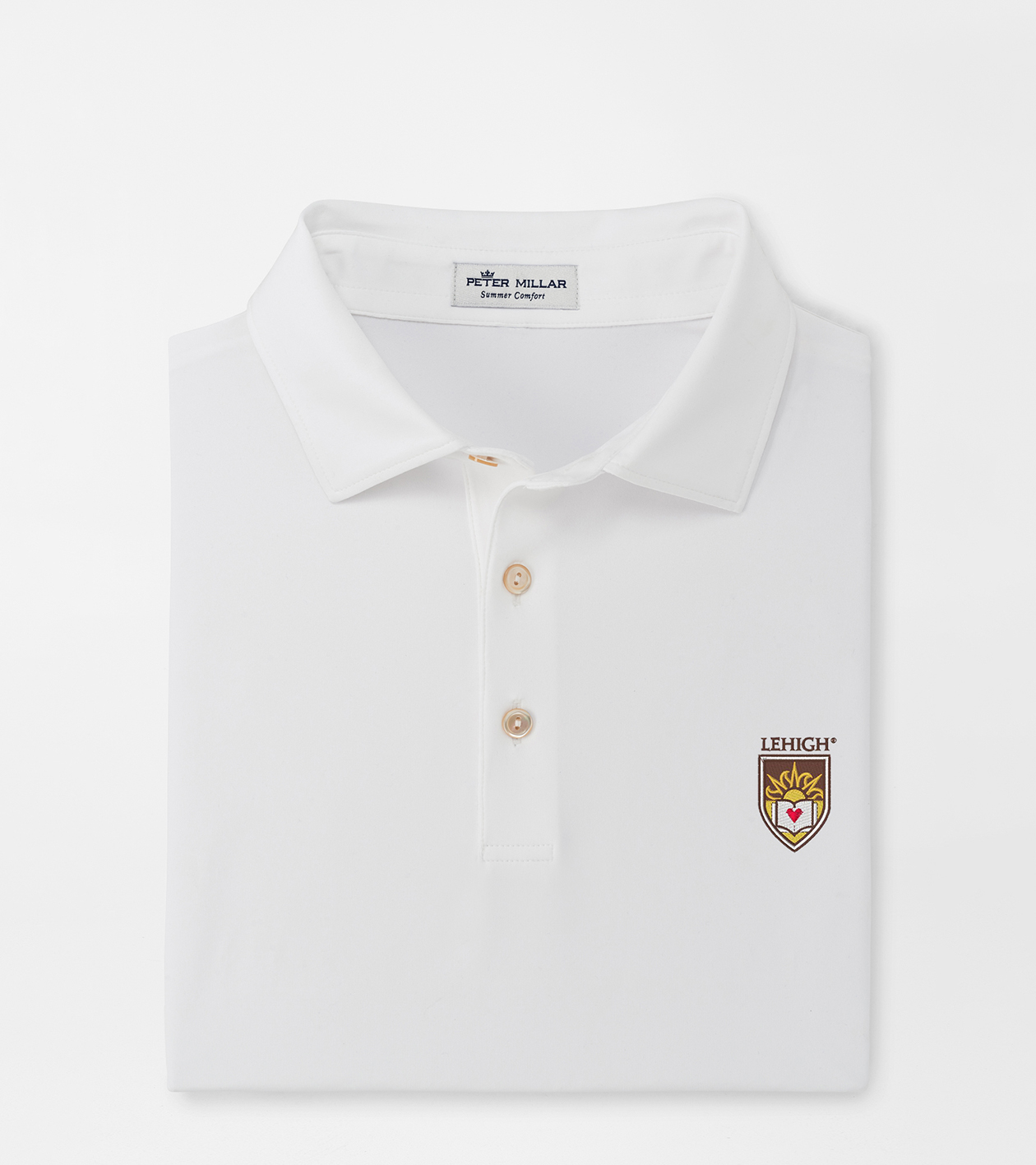 Lehigh Solid Performance Jersey Polo (Sean Self Collar)