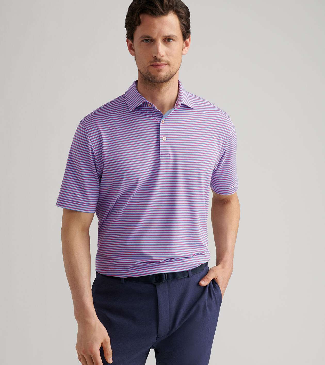 【即日発送】Music Heals Polo Shirt Lenway Performance Jersey Polo | Men's Polos | Peter Millar