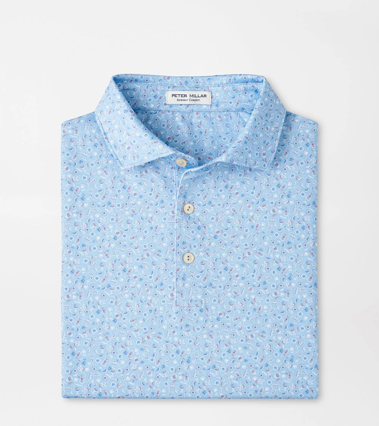 【DECEMBERMAY】ディセンバーメイFrancis Knit Polo Day Of The Dead Performance Jersey Polo | Men's Polos