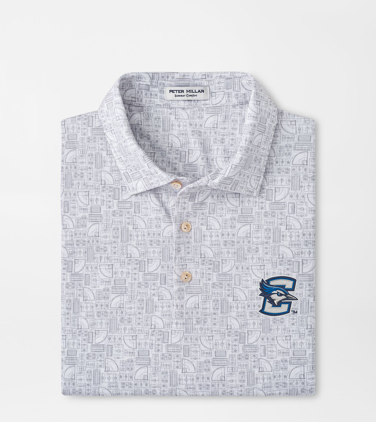 Creighton Out of Bounds Performance Jersey Polo Men's Collegiate