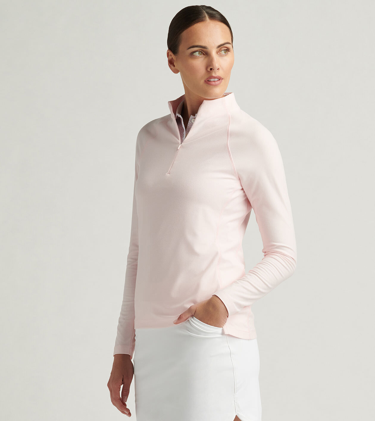 Women's Mélange Raglan-Sleeve Perth Layer | Women's Tops