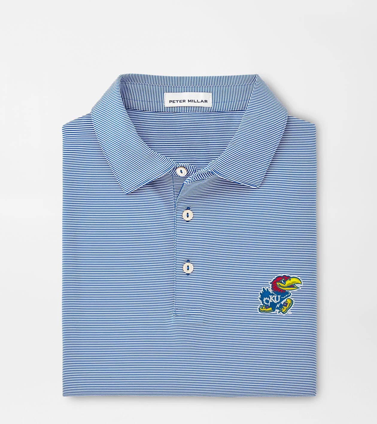 Kansas Jubilee Stripe Performance Polo