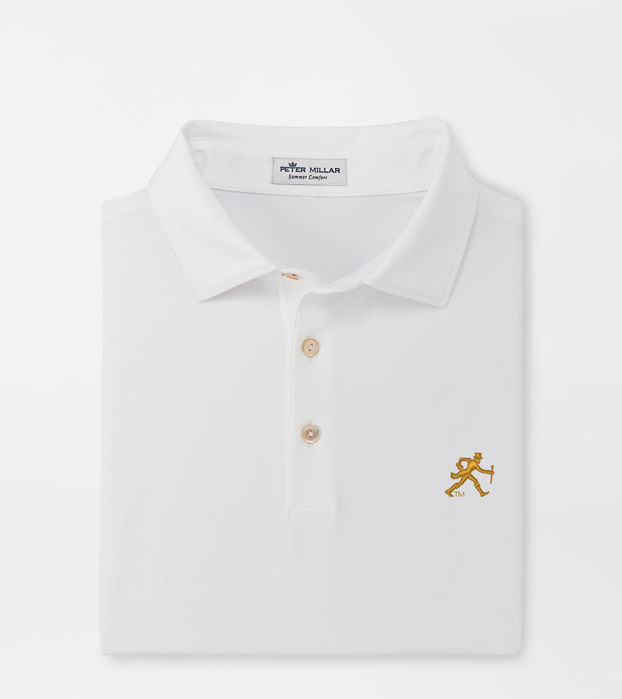 Wake Forest Walking Deacon Solid Performance Jersey Polo