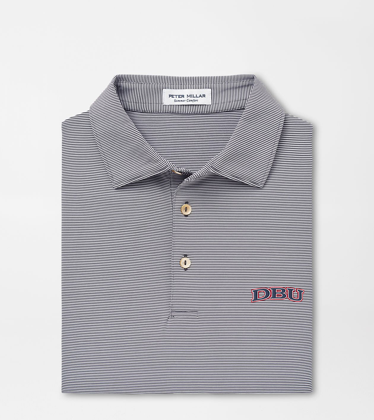 Dallas Baptist University Jubilee Stripe Performance Polo