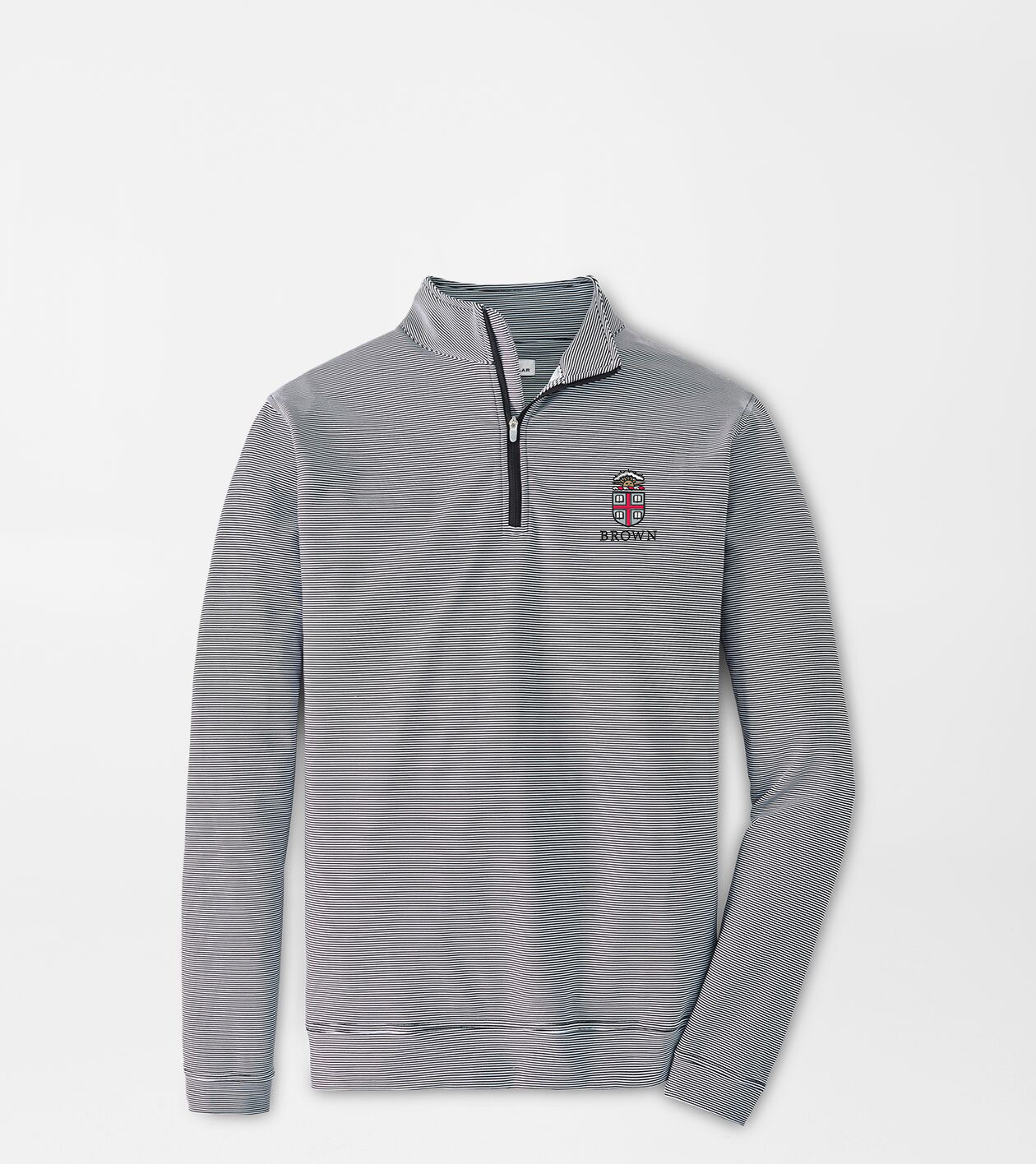 Brown University Perth Mini-Stripe Performance Pullover