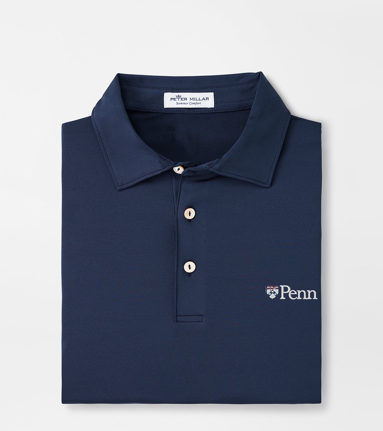 UPenn Solid Performance Jersey Polo (Sean Self Collar)