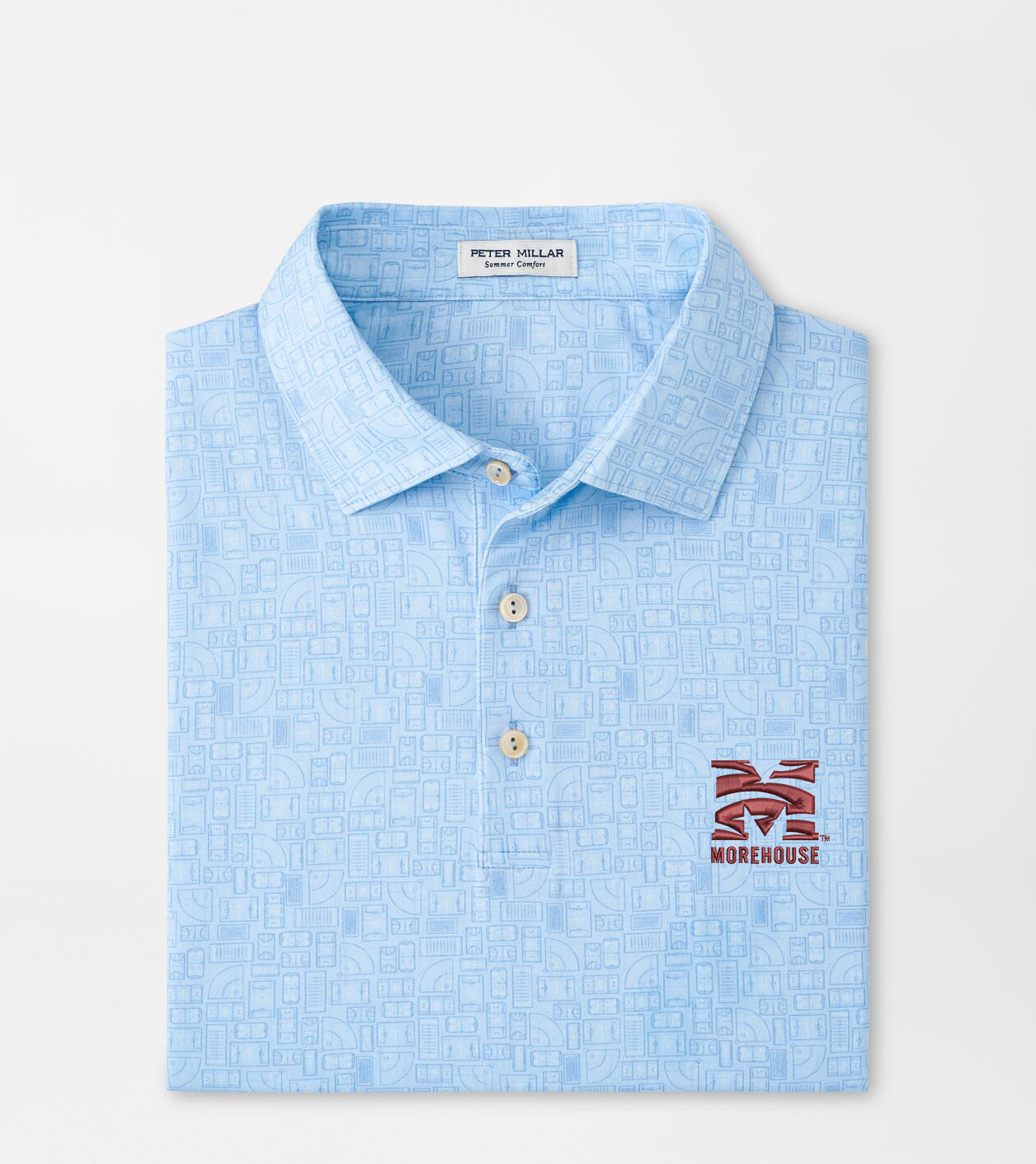 Morehouse College Out of Bounds Performance Jersey Polo