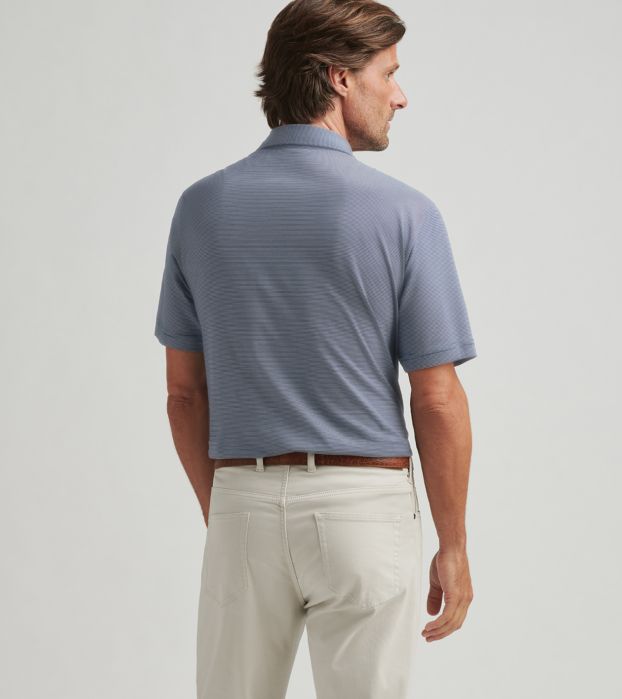 Carpenter Stripe Crown Comfort Polo