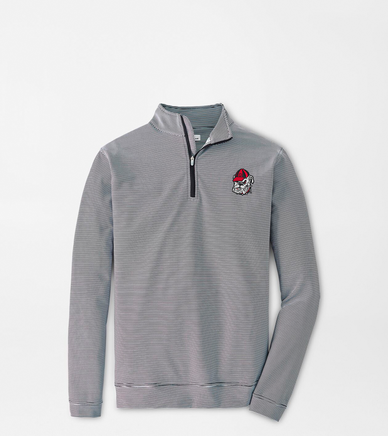 Georgia Bulldog Perth Mini-Stripe Performance Pullover