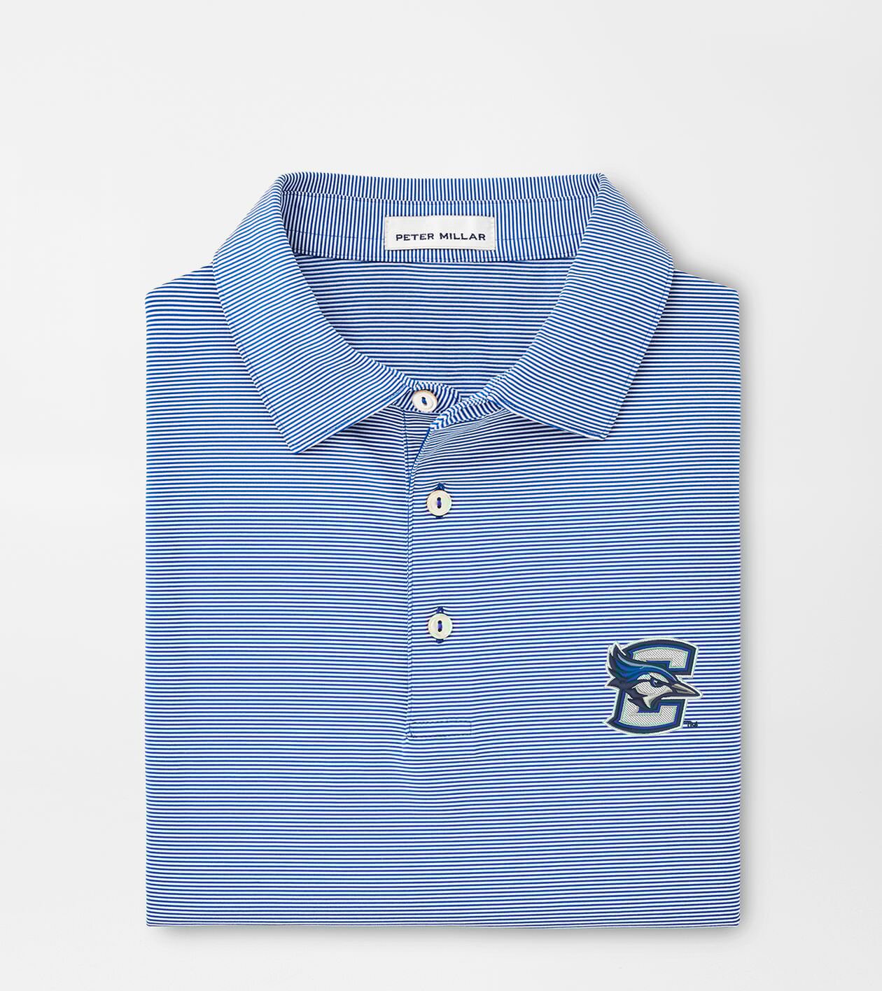 Creighton Jubilee Stripe Performance Polo