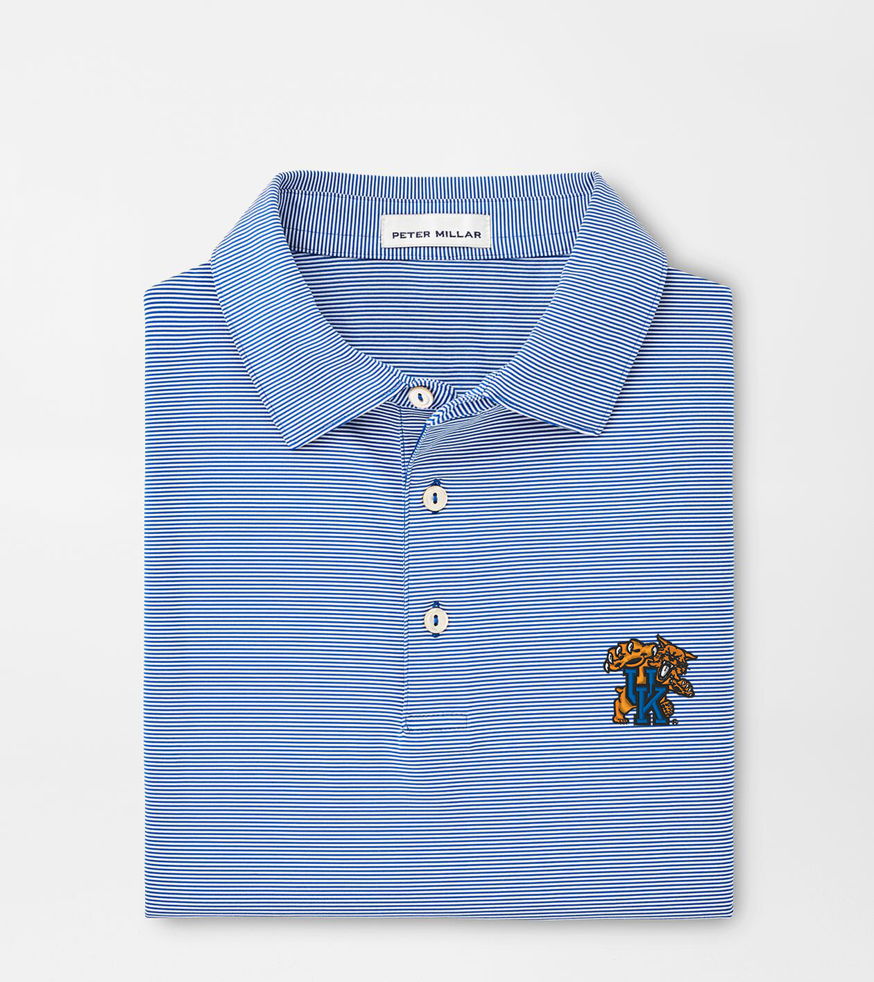 Kentucky Wildcat Jubilee Stripe Performance Polo