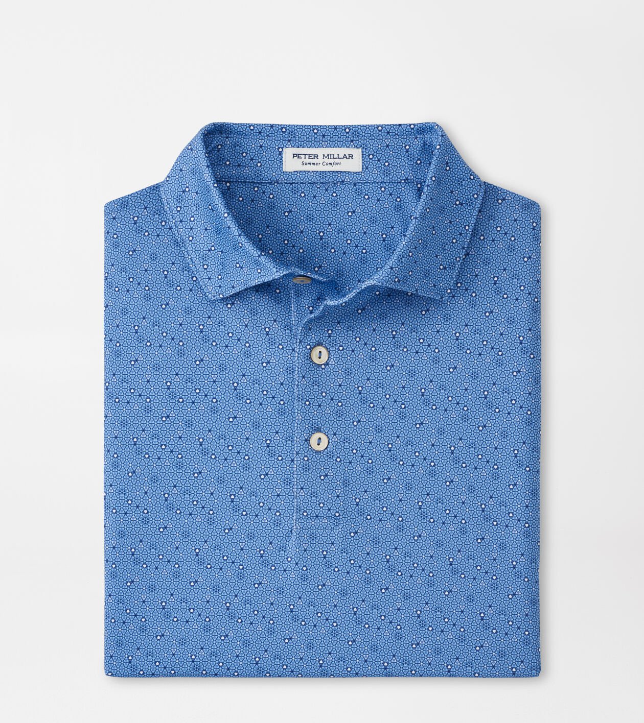 Costanzo Geo Performance Jersey Polo | Men's Polos | Peter