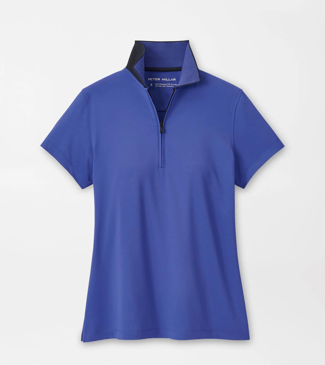 Keswick Zip Neck Short-Sleeve Polo | Women's Tops | Peter Millar