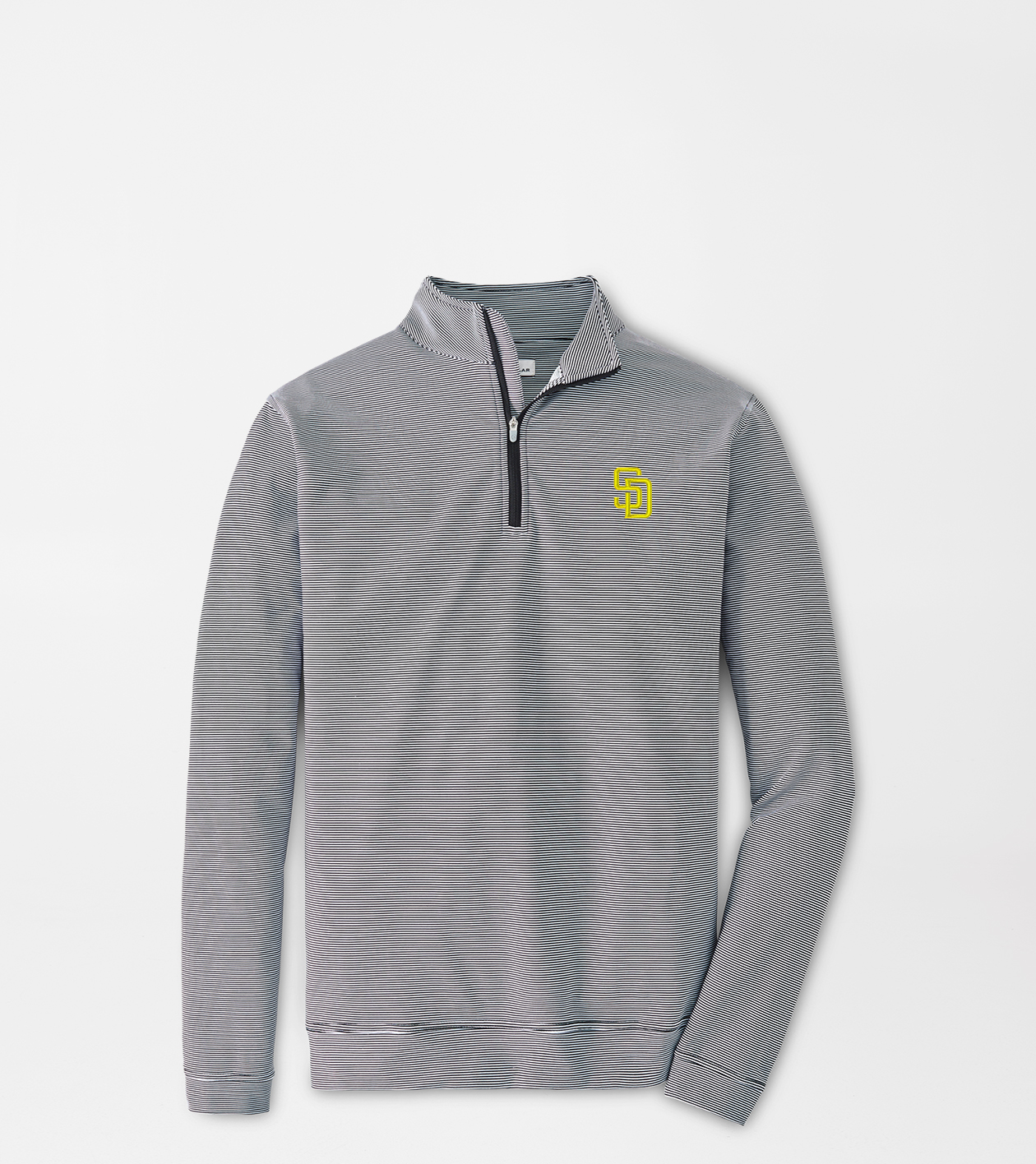 Perth Sugar Stripe Performance Quarter-Zip | Men's MLB