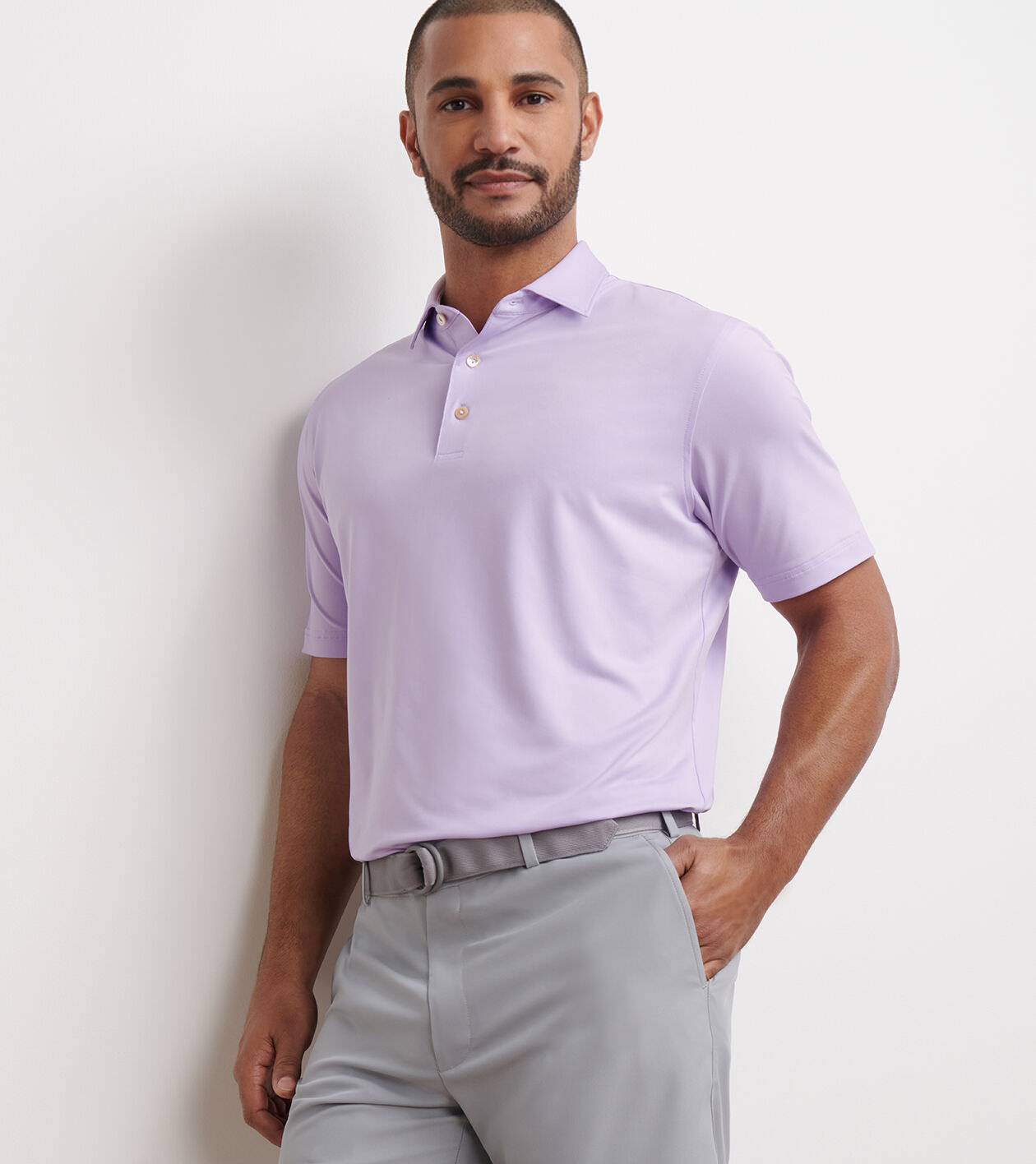 Solid Performance Jersey Polo | Men's Polos | Peter Millar