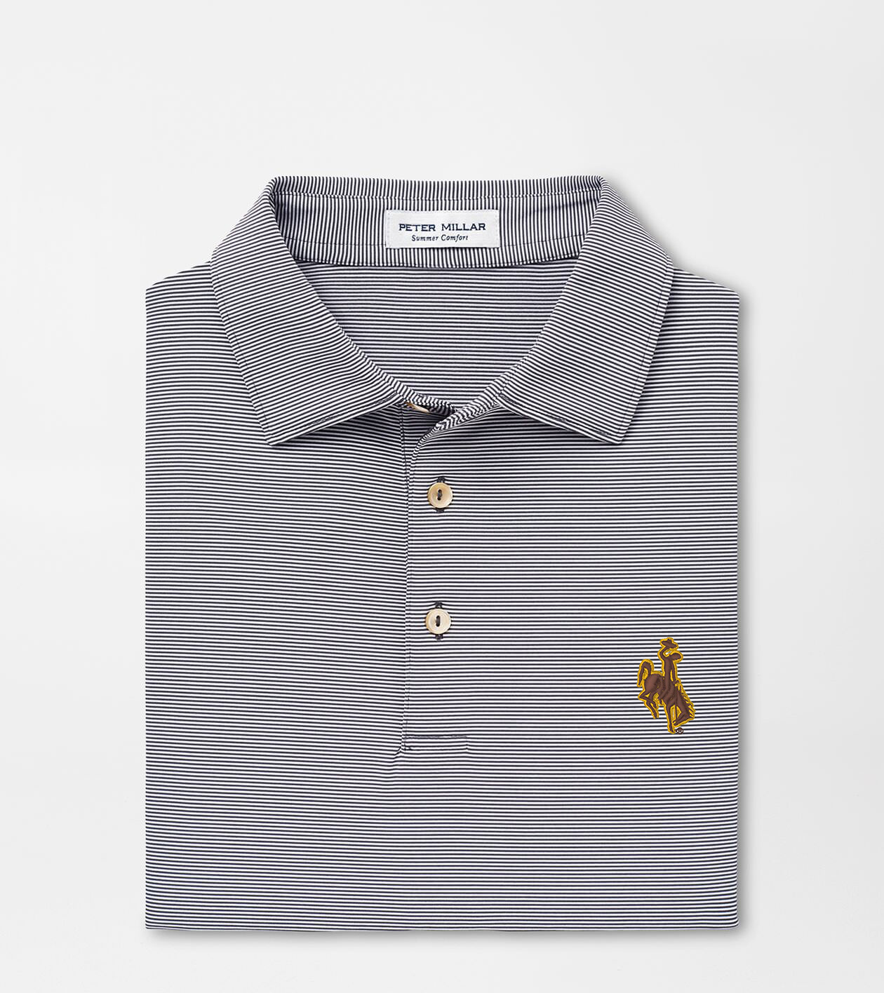 Wyoming Jubilee Stripe Performance Polo