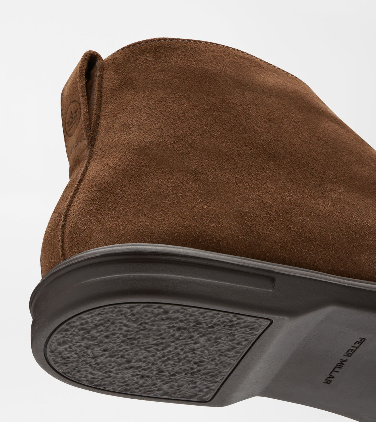 Peter Millar leather lace up ankle shoes PETER MILLAR Mens Crafted Slip-On Chukka Suede Leather Boots  main image 3