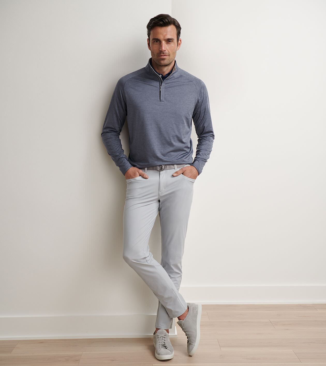 オーセンティック PETER MILLAR ゴルフ ジャケット グレー オーセンティック PETER MILLAR ゴルフ ジャケット グレー