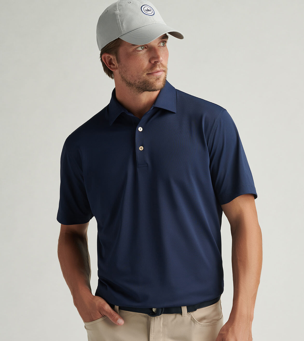 Solid Performance Mesh Polo