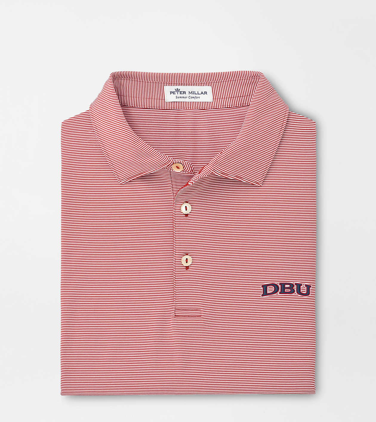 Dallas Baptist University Jubilee Stripe Performance Polo