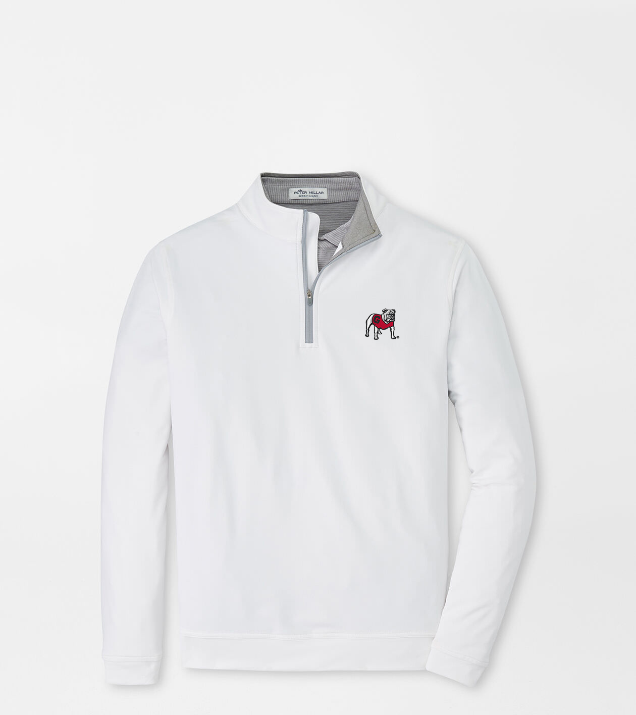 Georgia Standing Bulldog Perth Performance Quarter-Zip