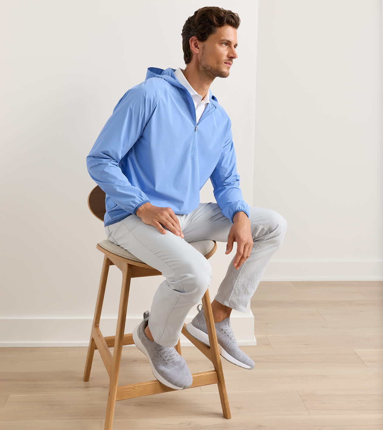 Featherweight Hooded Sun Shell | Men's Hoodies | Peter Millar