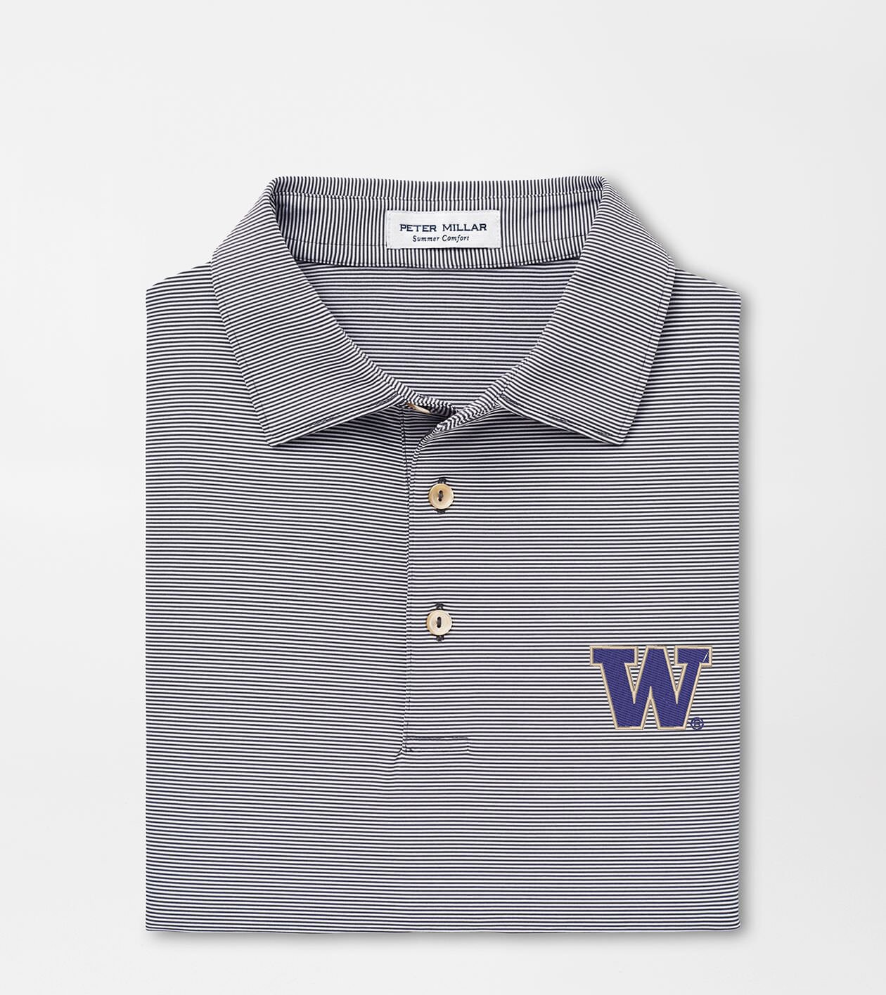Washington Jubilee Stripe Performance Polo